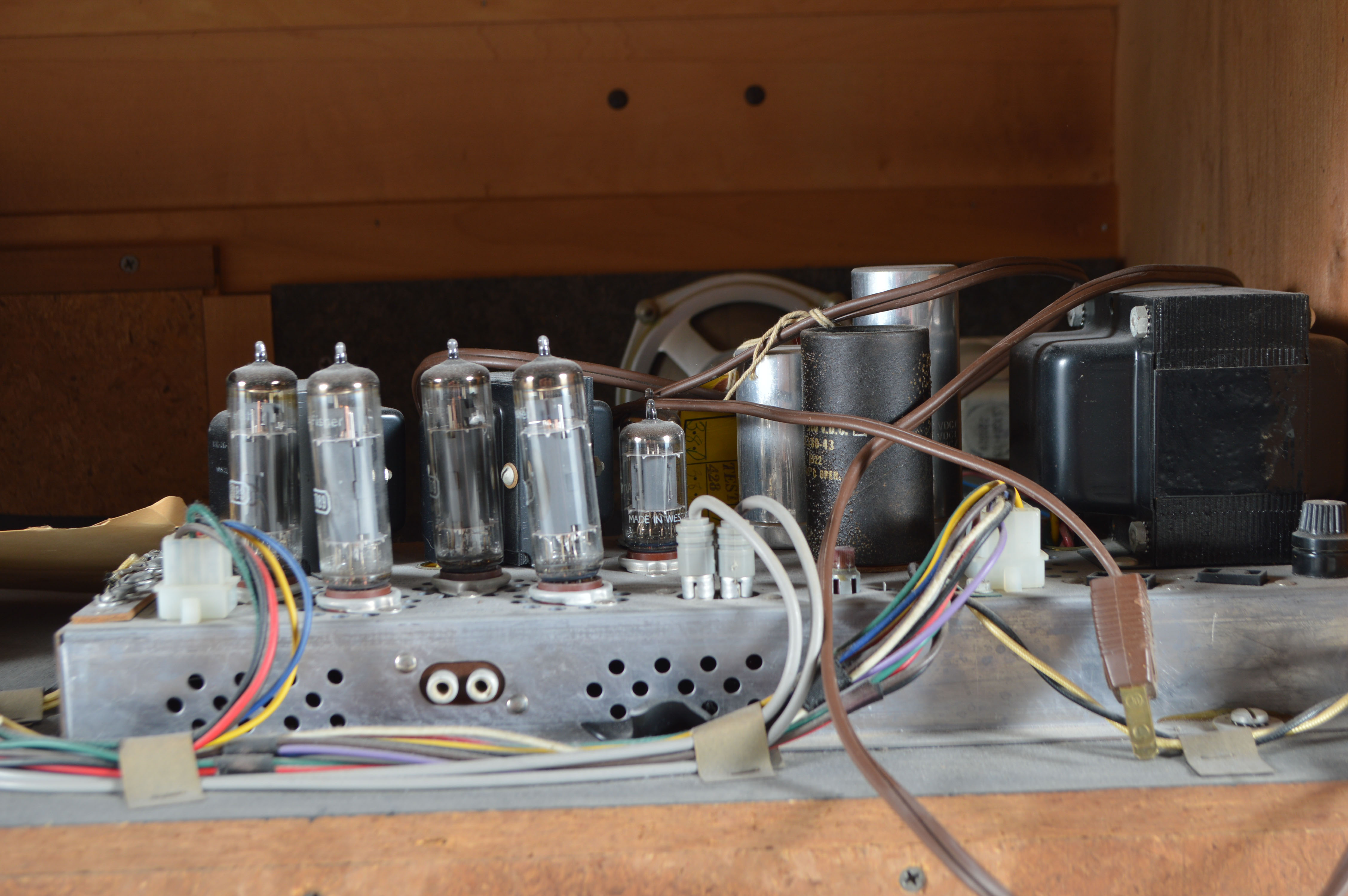 The Fisher Heritage Series 'Electra' Walnut Stereo Console