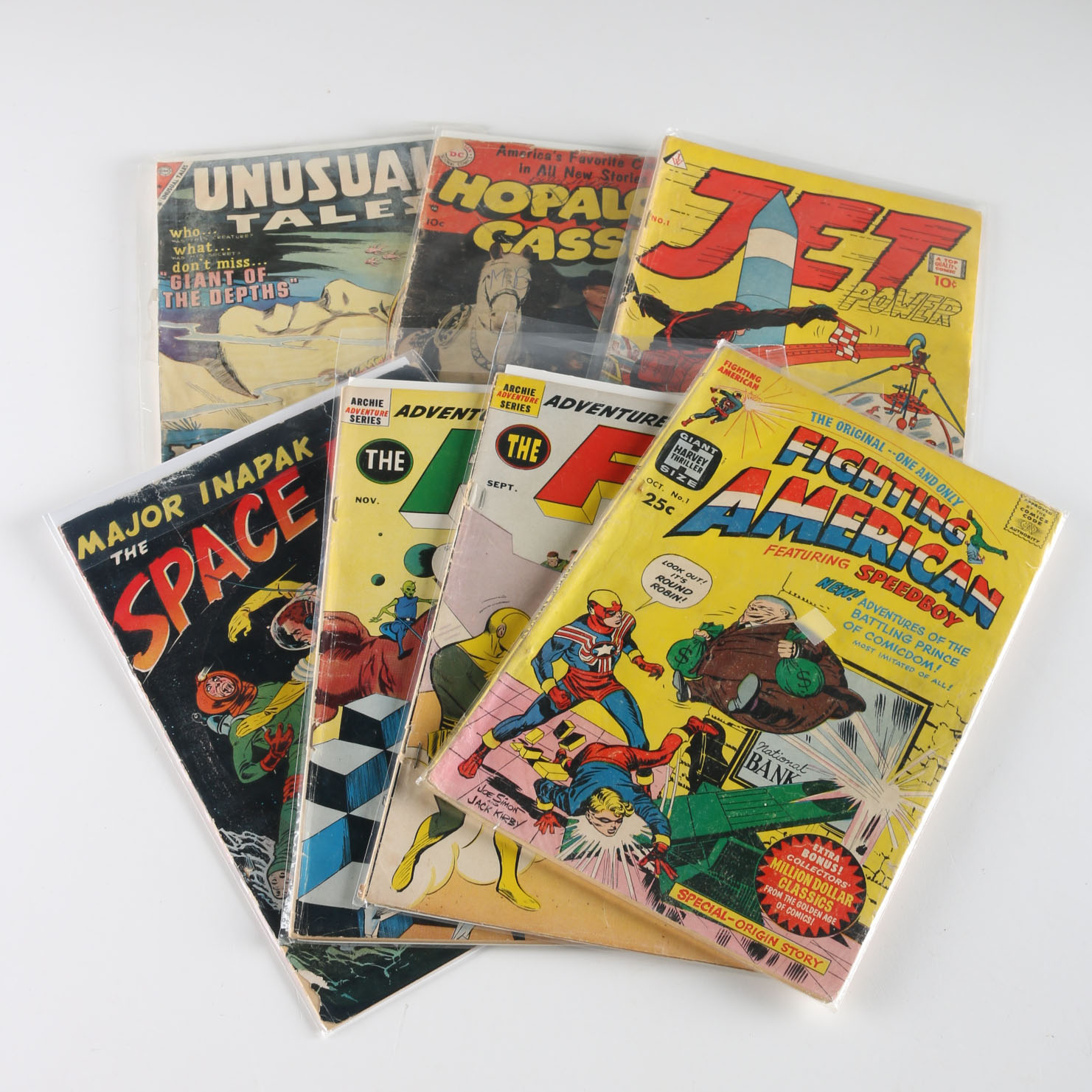 Vintage Comic Books Featuring 1950s Science Fiction