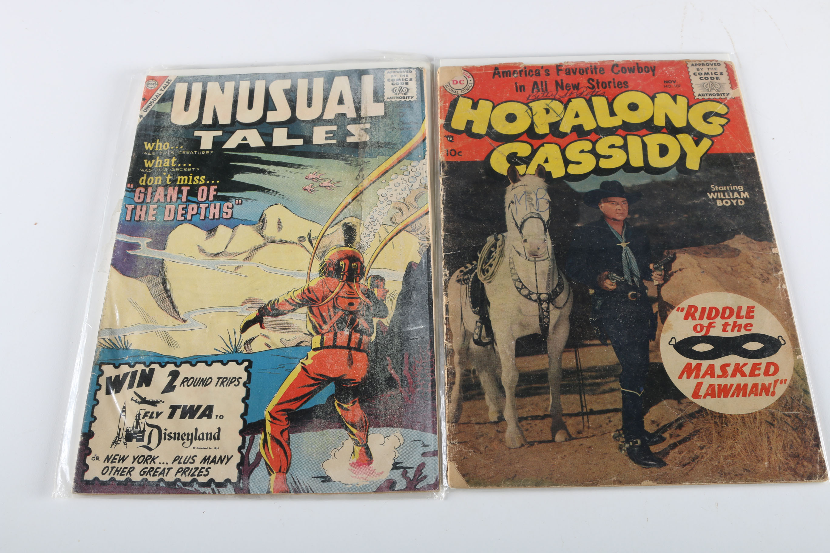 Vintage Comic Books Featuring 1950s Science Fiction
