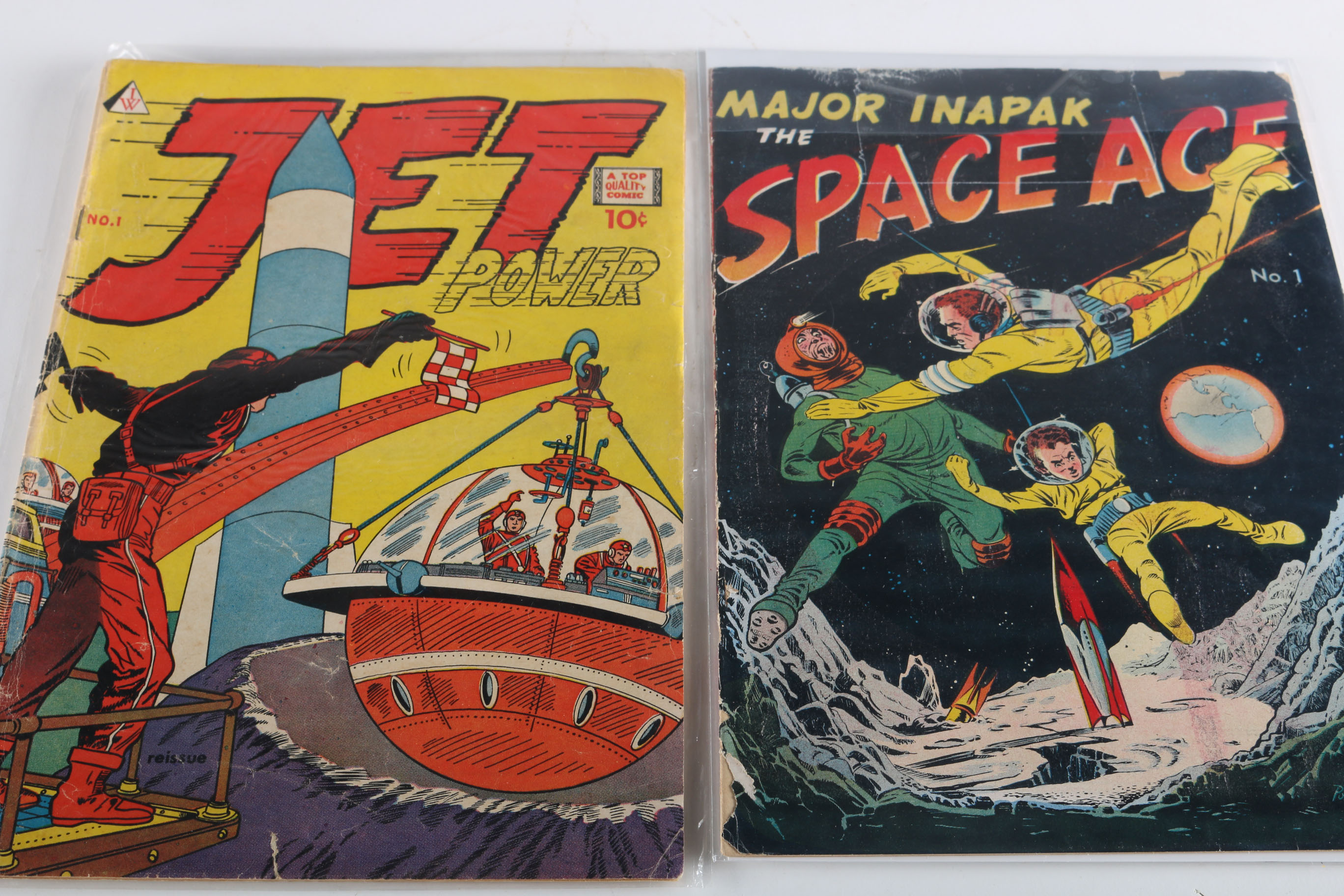 Vintage Comic Books Featuring 1950s Science Fiction