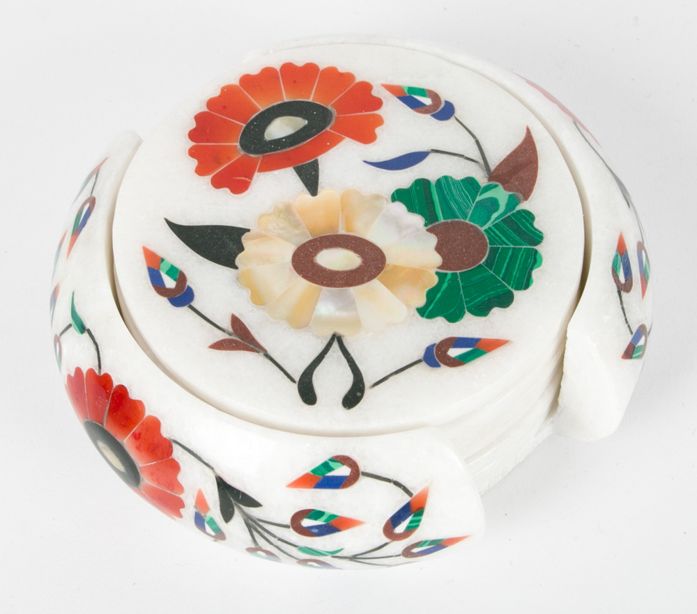 Chinese Ceramic Tea Set and Tray