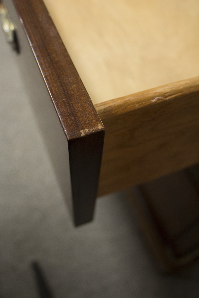 National Mount Airy Cherry Wood Stacked Chest of Drawers