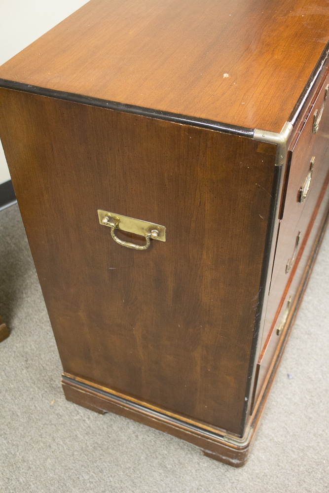 National Mount Airy Cherry Wood Stacked Chest of Drawers