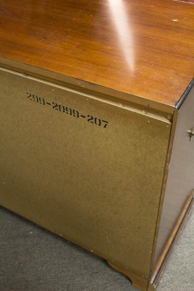 National Mount Airy Cherry Wood Stacked Chest of Drawers