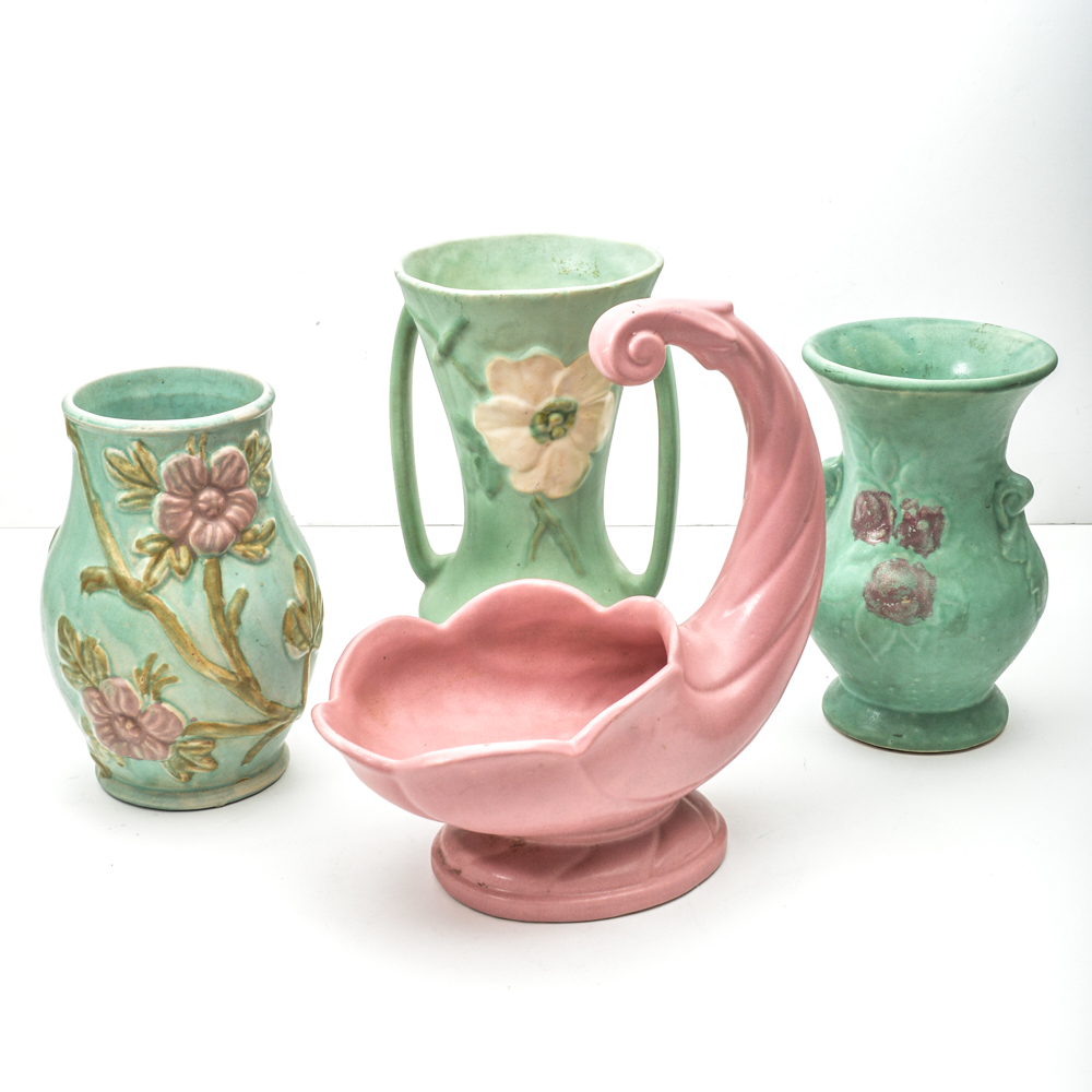 1930s Hull Pottery "Crab Apple" Vase and More