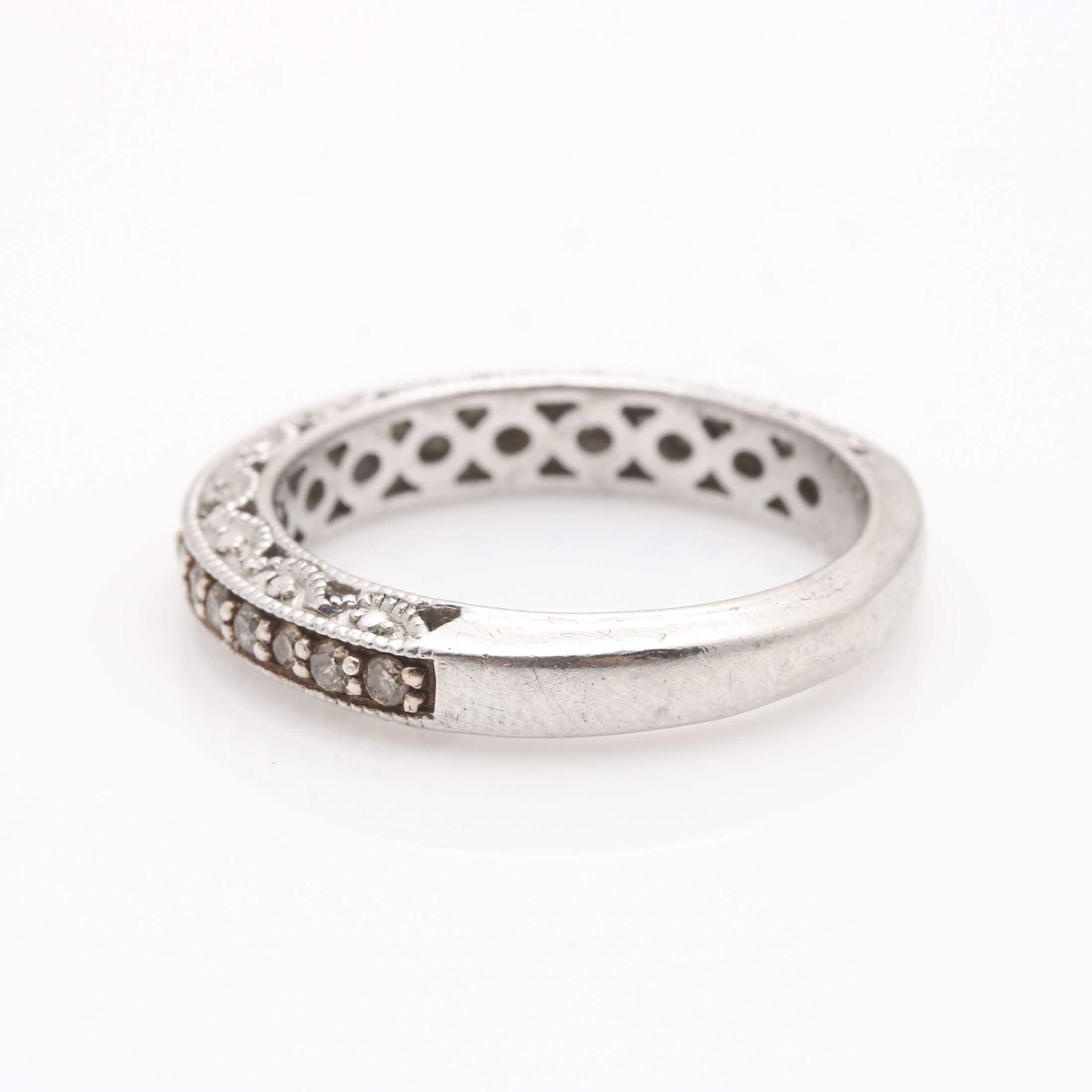 Sterling Silver Jewelry Including a Diamond Ring