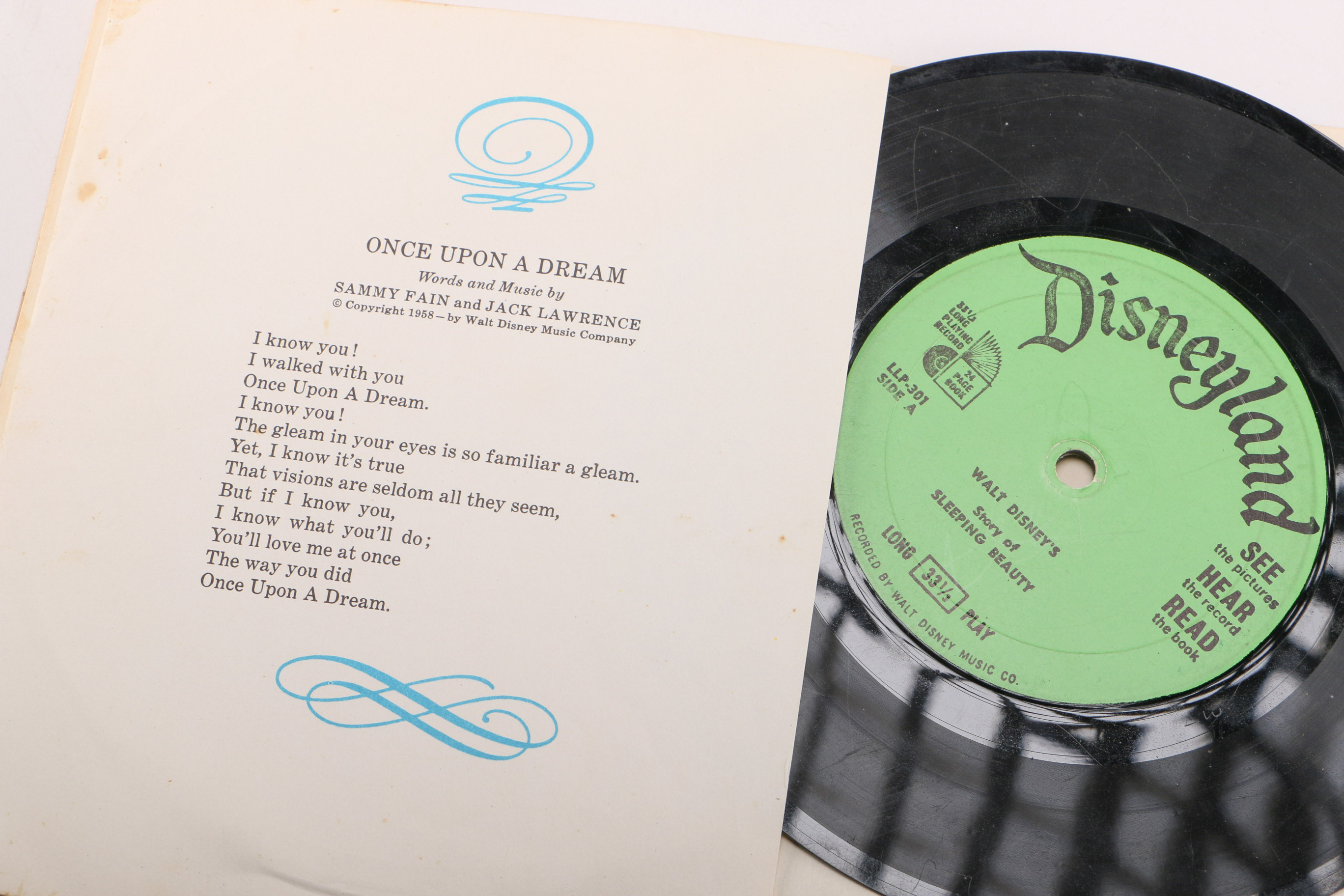 Walt Disney "Sleeping Beauty" Record/Storybook, Other Kid's Items