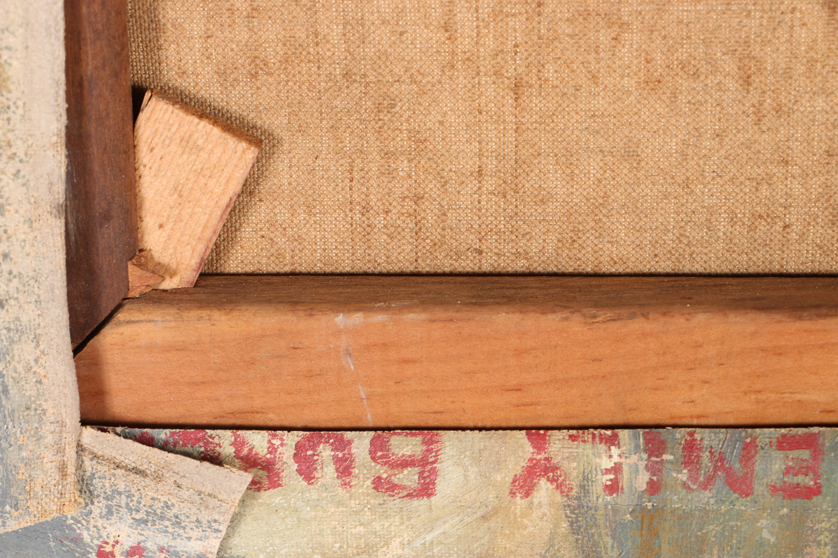 Emily B. Waite Oil Painting on Canvas Portrait of Mother and Child