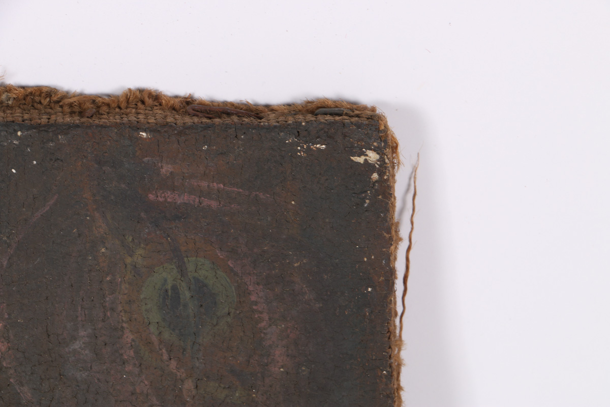 Emily B. Waite Oil Painting on Burlap Canvas Still Life