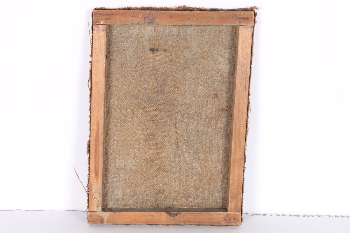 Emily B. Waite Oil Painting on Burlap Canvas Still Life