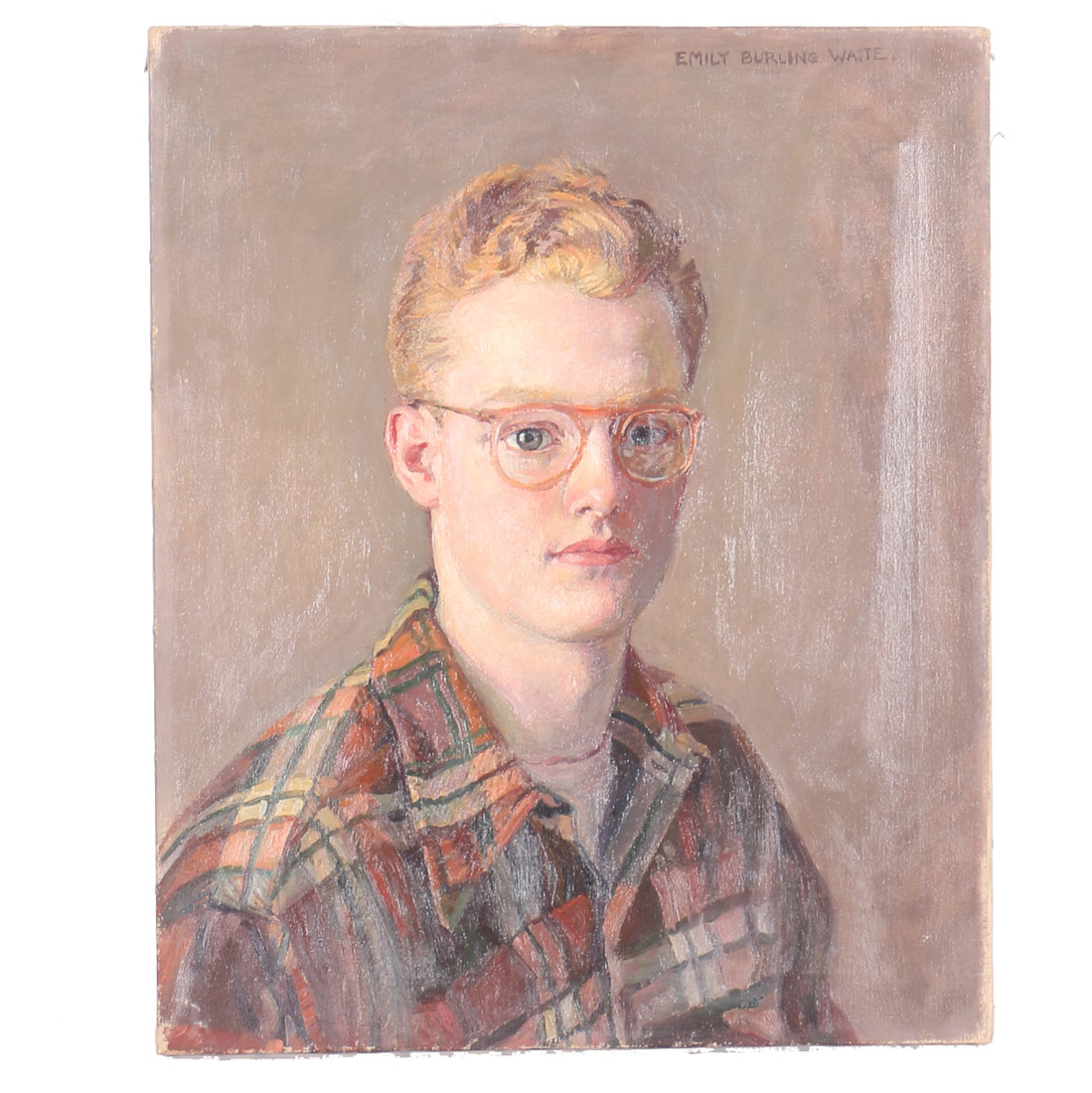 Emily B. Waite Oil Painting on Canvas "Ambition"