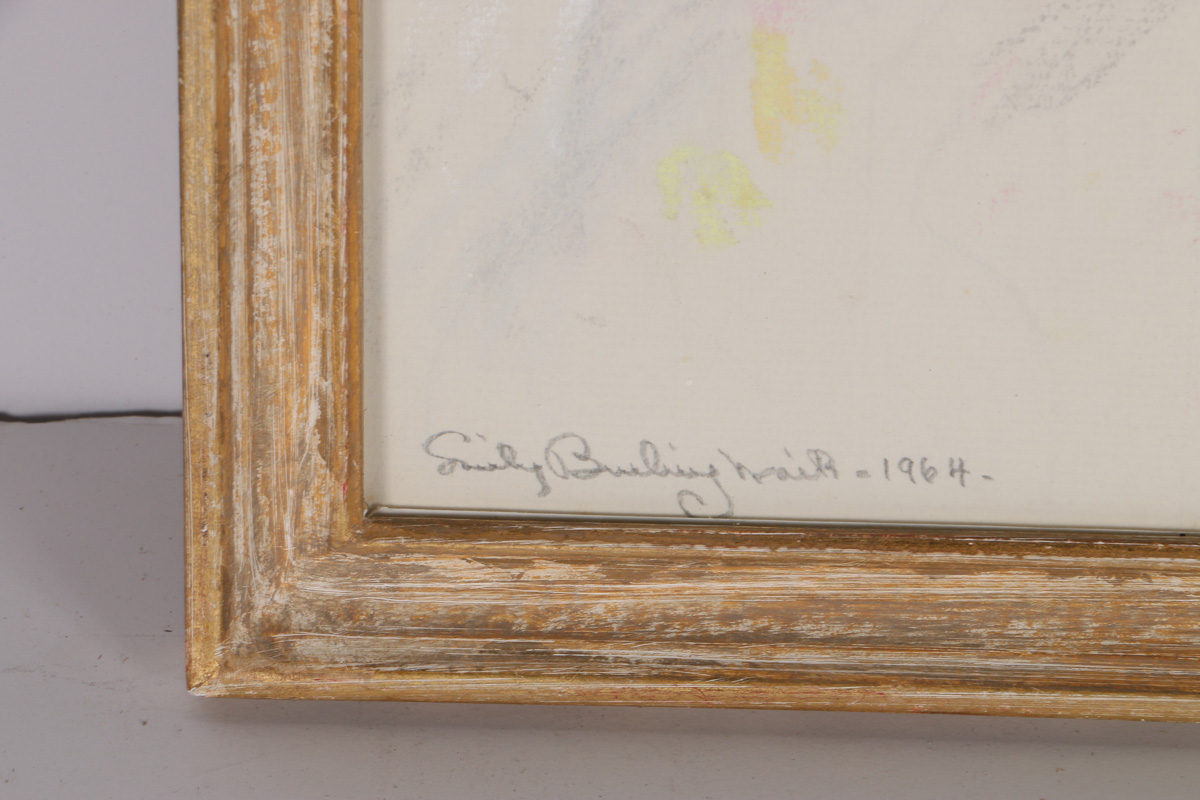 Emily B. Waite Pastel Drawing on Paper Portrait of a Baby