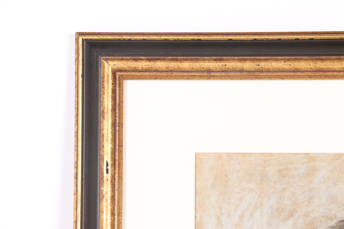 Emily B. Waite Pastel Drawing on Paper of Man in Uniform