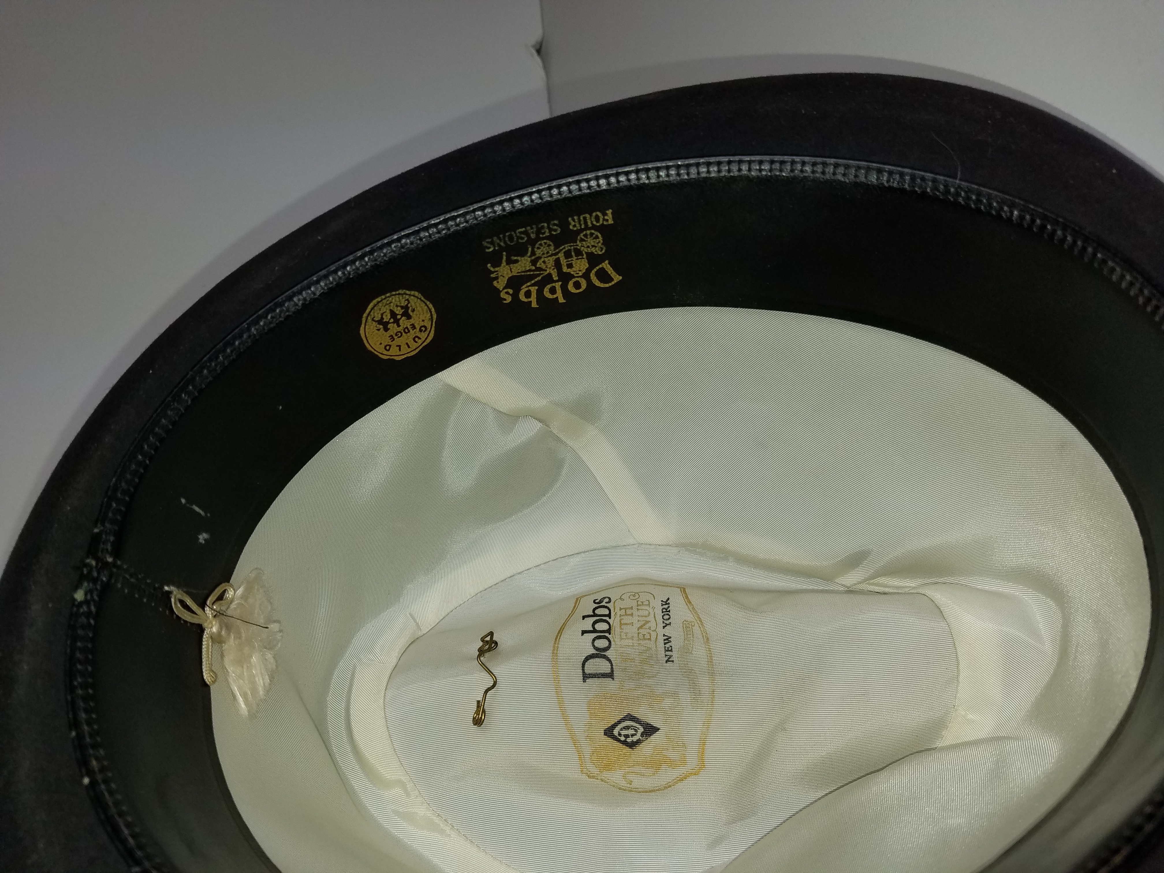 Men's Vintage Dobbs Four Seasons Felt Stingy Brim Hat