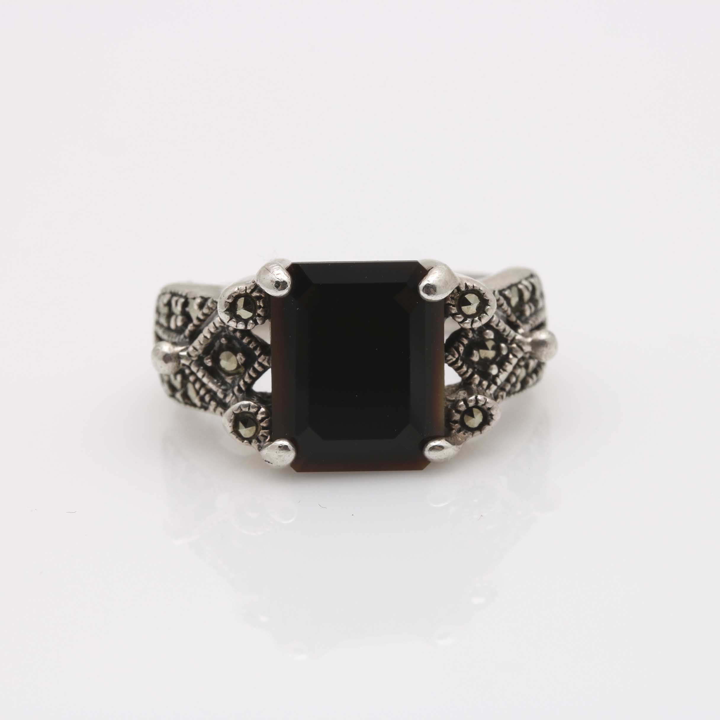 Selection of Sterling Silver Earrings, Bracelet, and a Ring