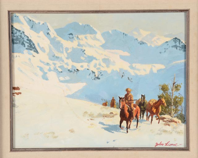 John Leone Original Oil Painting on Board