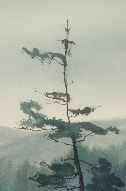 Keith Hiscock Original Signed Watercolor Landscape