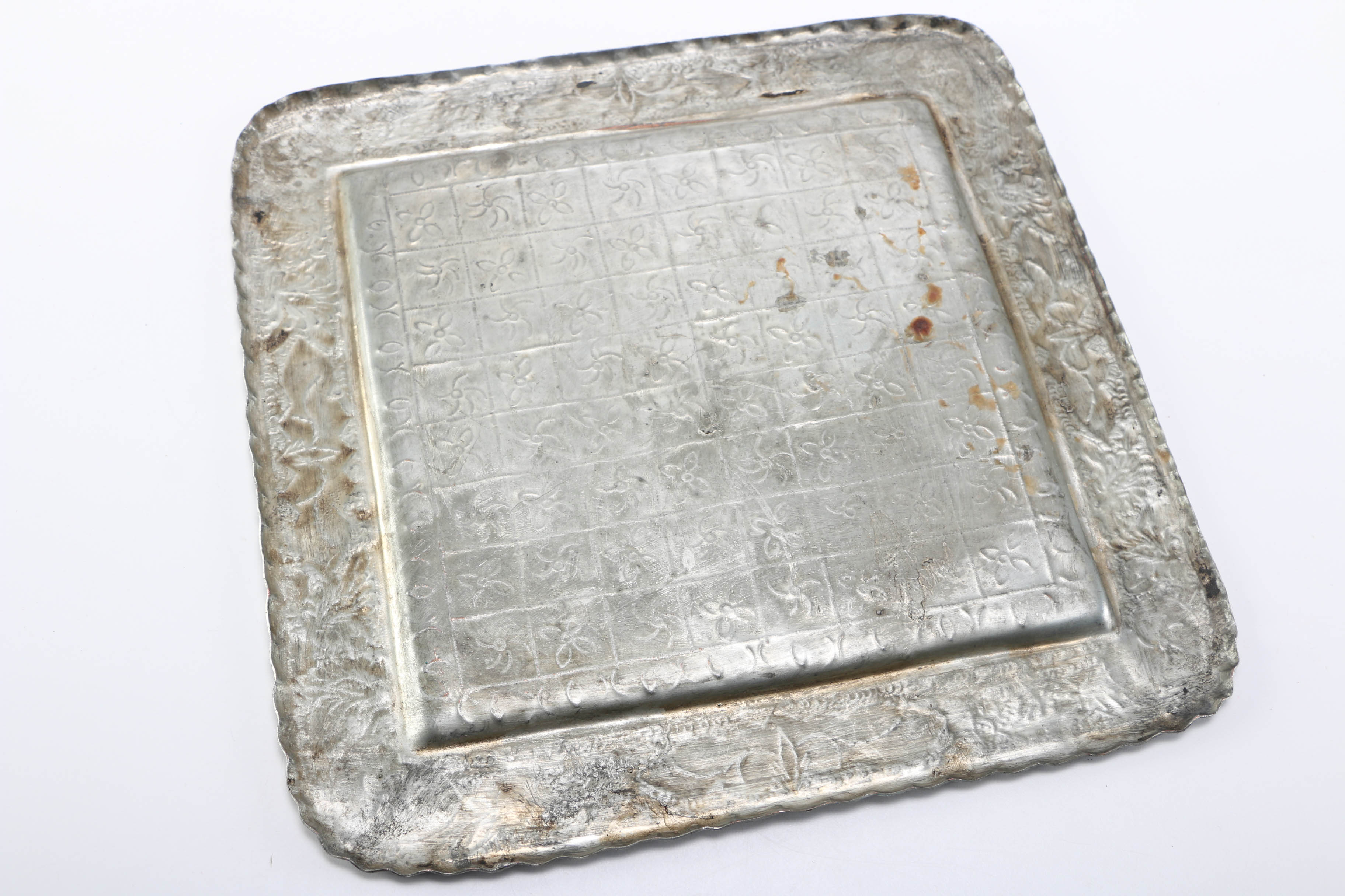 Tin and Copper Chess Set