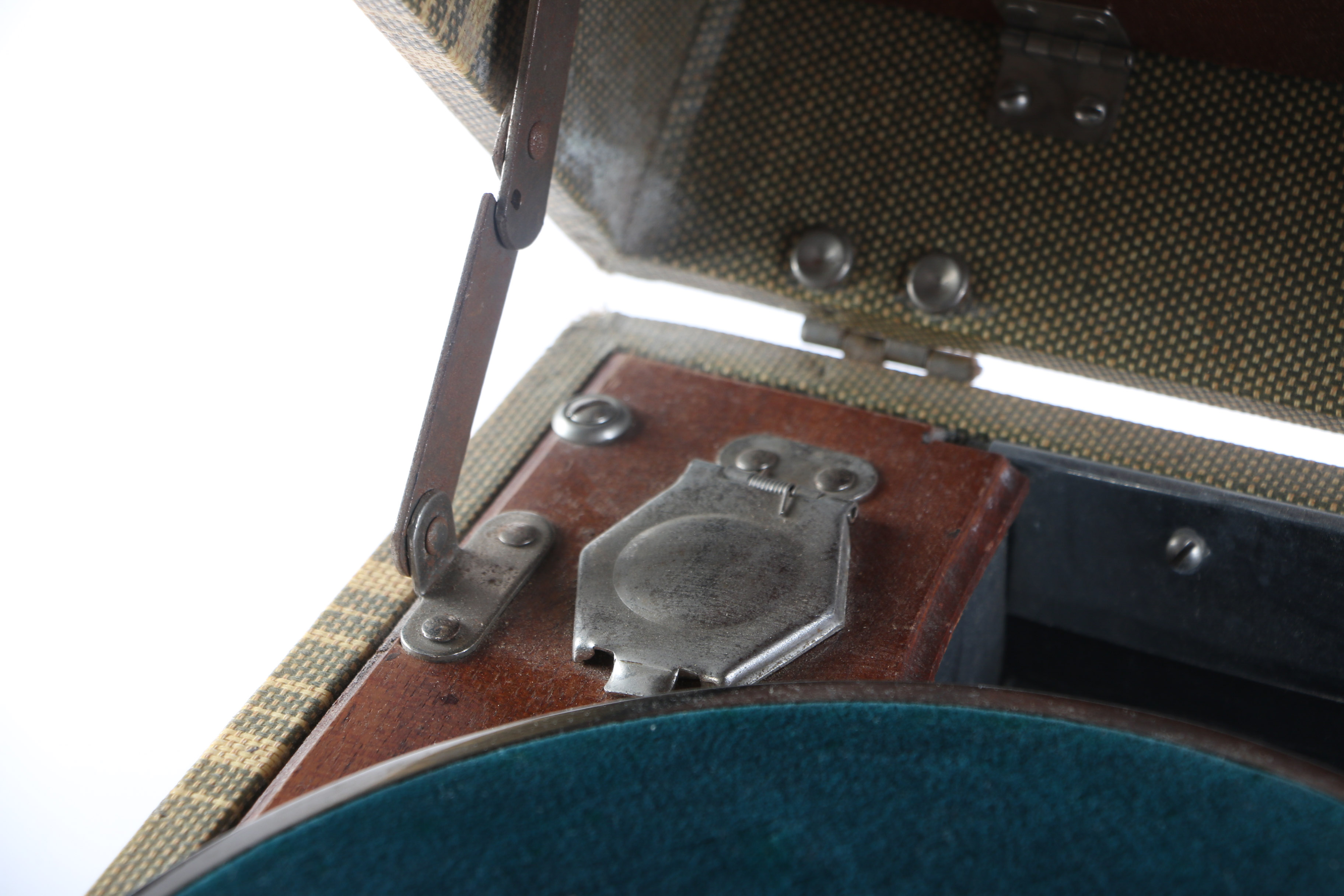 Birch Hand Crank Record Player