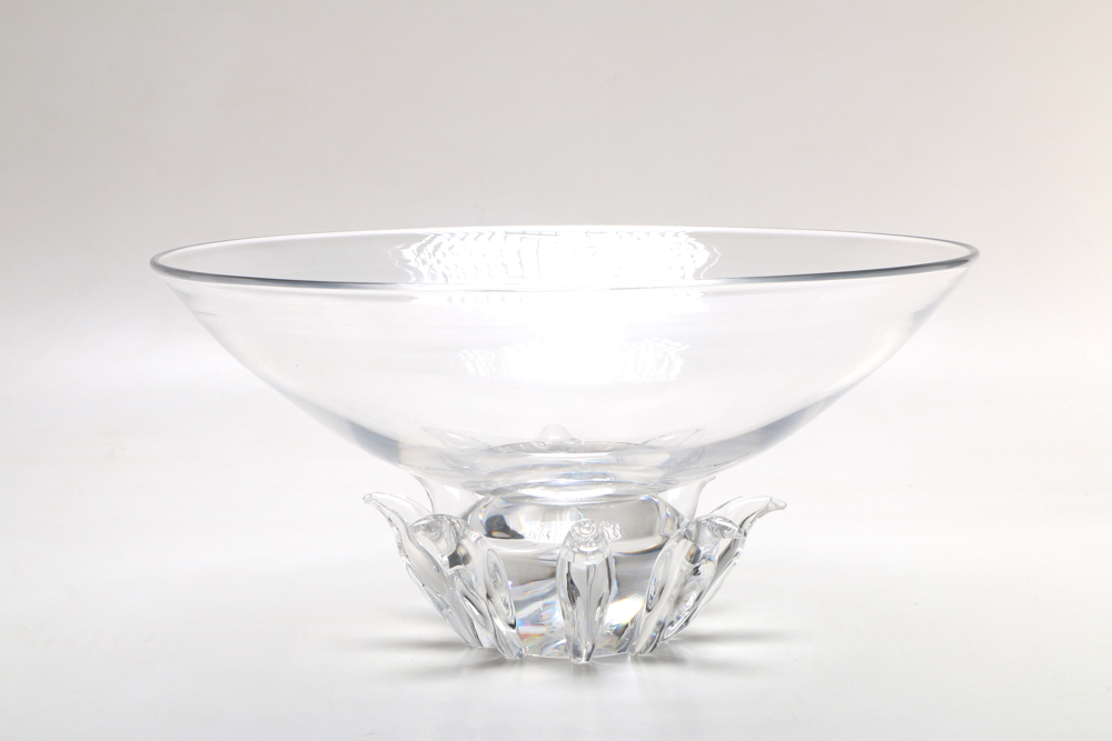 Steuben Avian Crystal Bowl