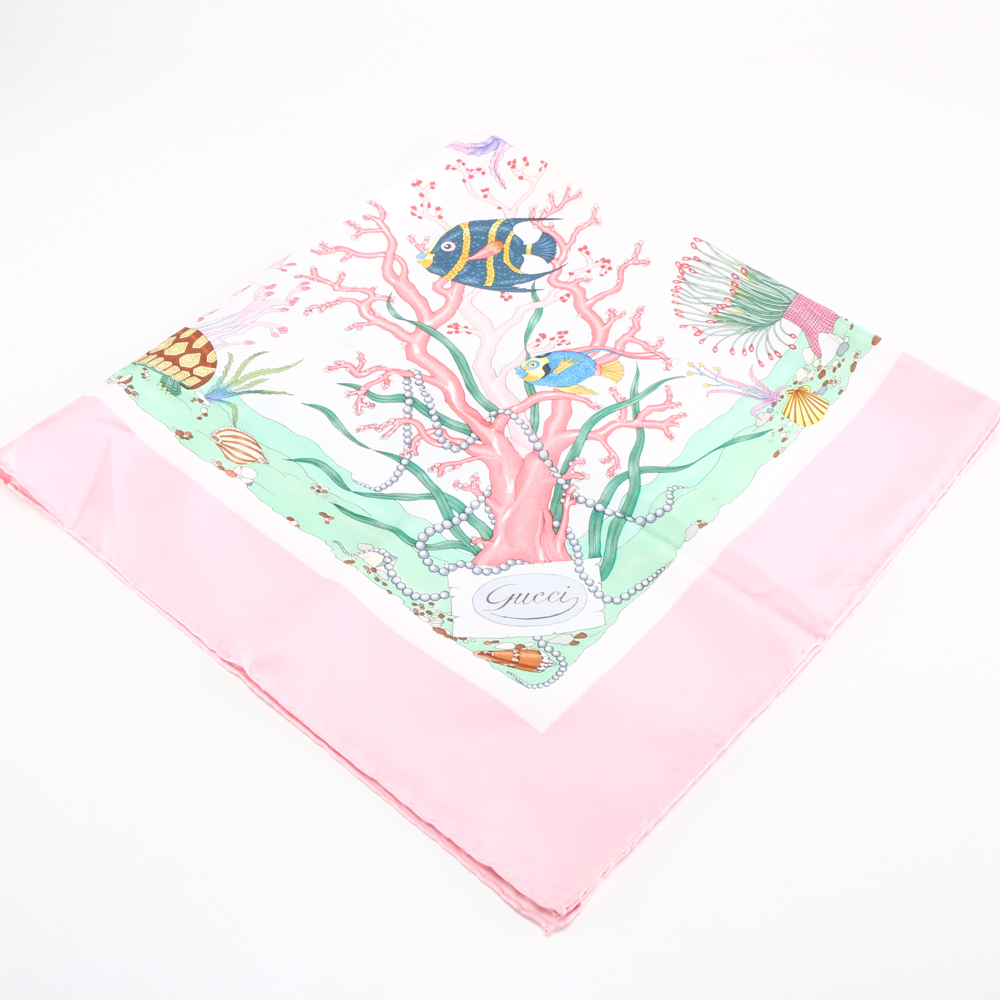 Vintage Gucci Silk Scarf