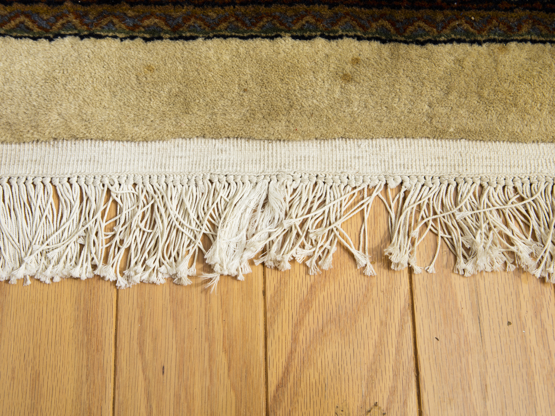 Room-Sized Hand-Knotted Indian Nizam Area Rug