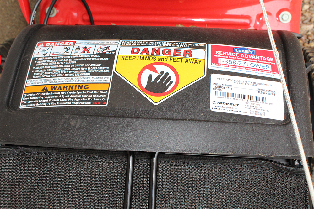 Troy-Bilt In-Step TB360 Briggs & Stratton Professional 190cc Lawn Mower