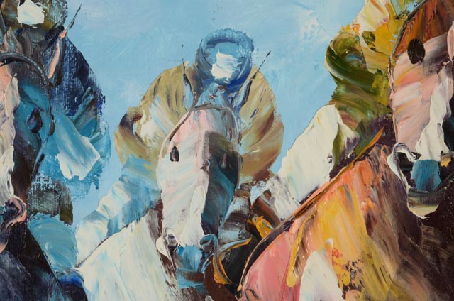 Anthony Veccio Original Oil Painting on Canvas