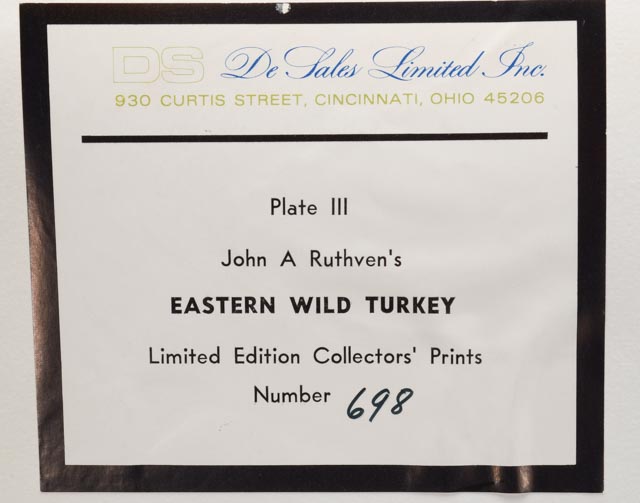 John Ruthven Signed Limited Edition Remarqued Offset Lithograph ...