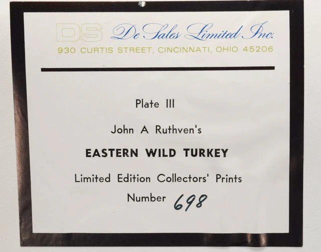 John Ruthven Signed Limited Edition Remarqued Offset Lithograph ...