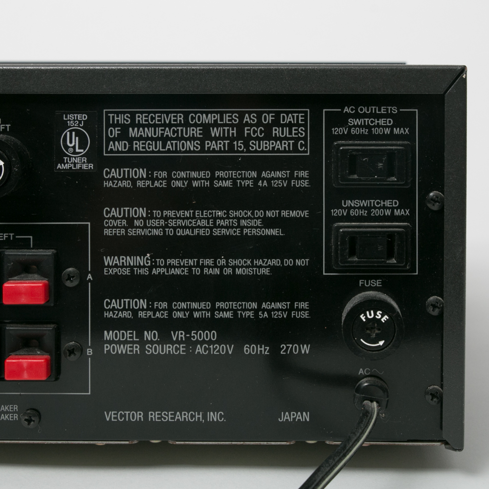 Vector Research VR-5000 Stereo Receiver