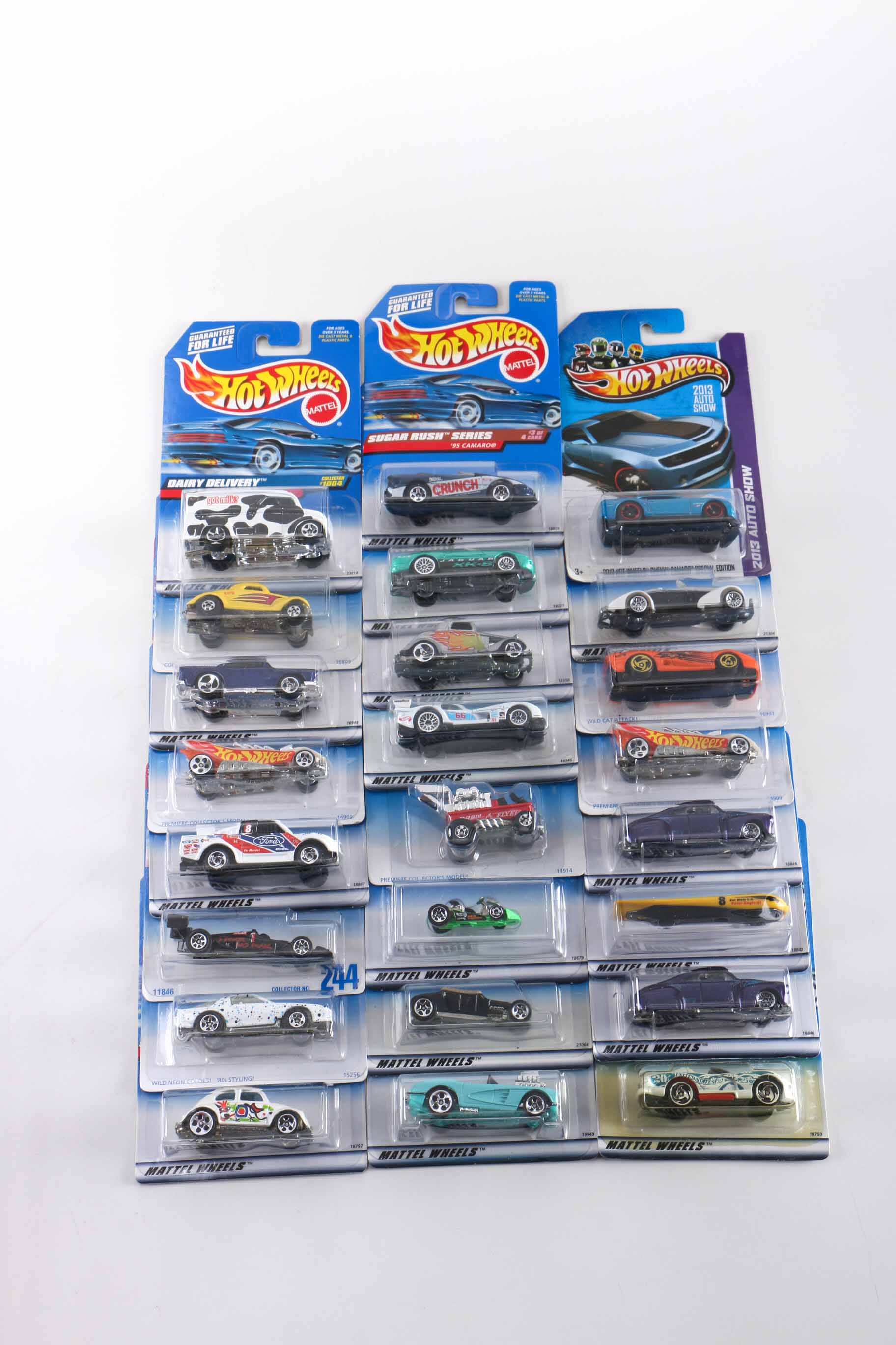 Assortment of 1990s Mattel Hot Wheels