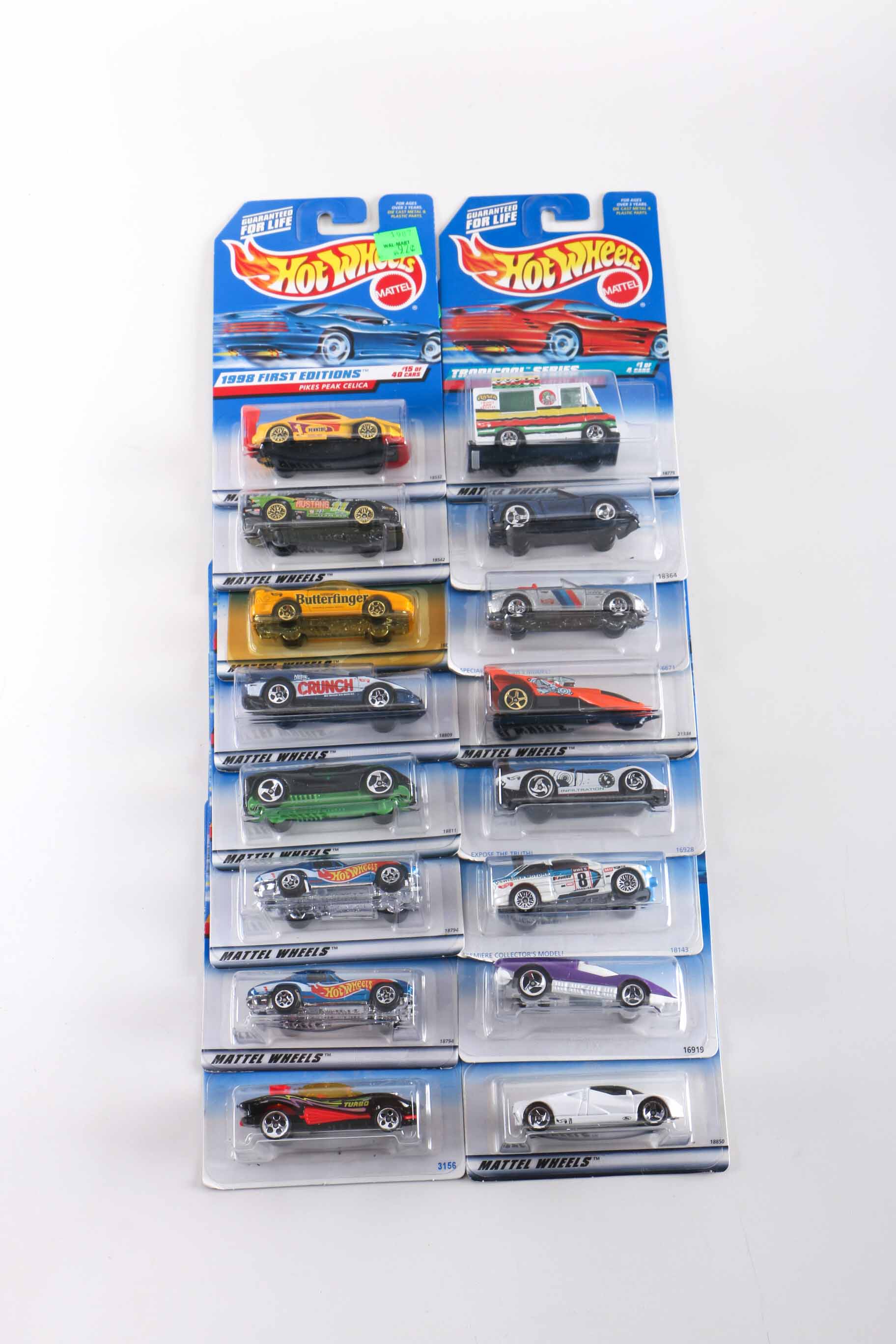 Assortment of 1990s Mattel Hot Wheels