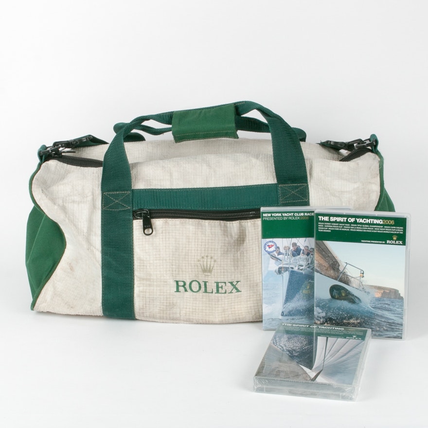 2006 Rolex "Spirit of Yachting" DVD Set and Duffel Bag