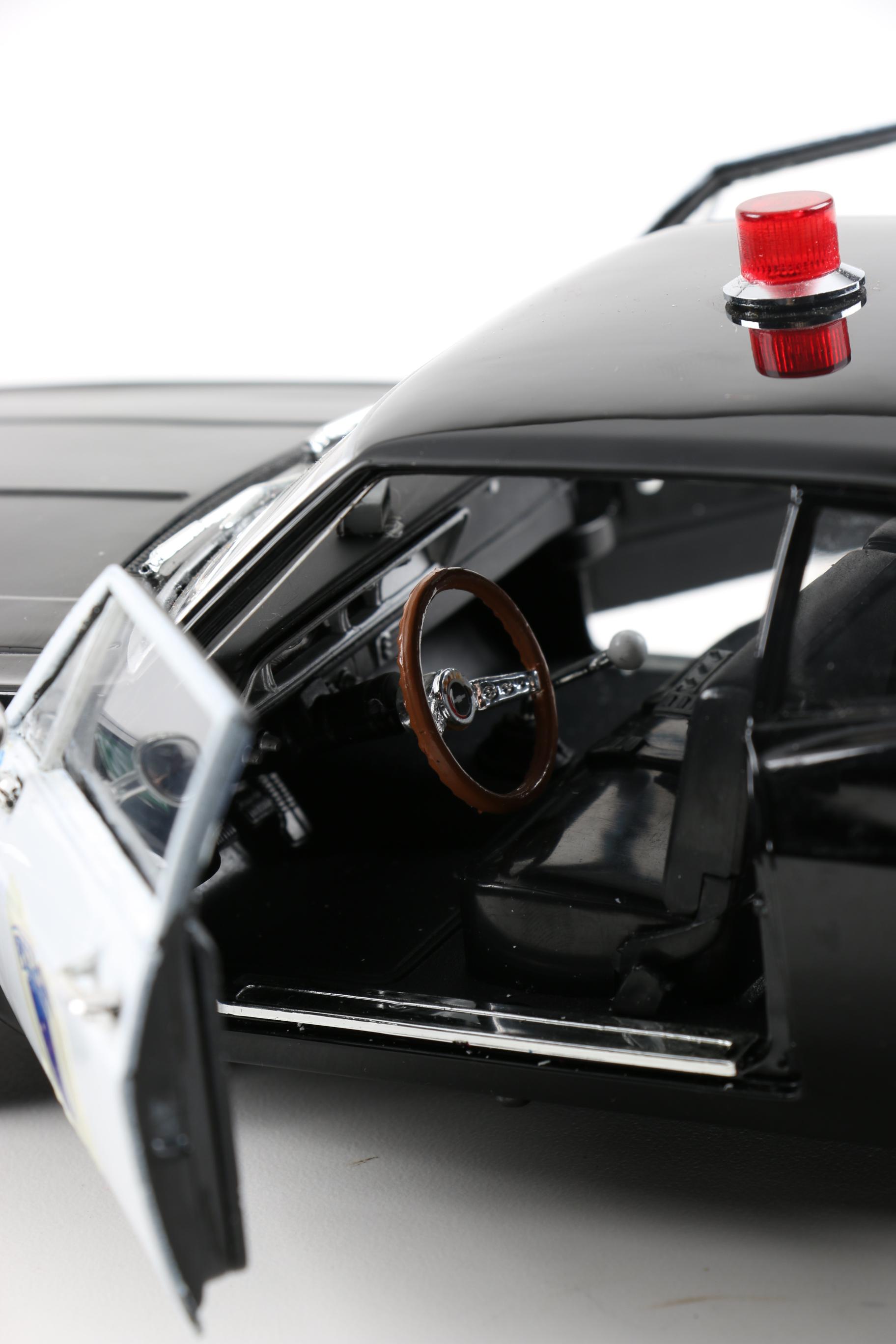 Three 1:18 Scale 1960s Police Cars