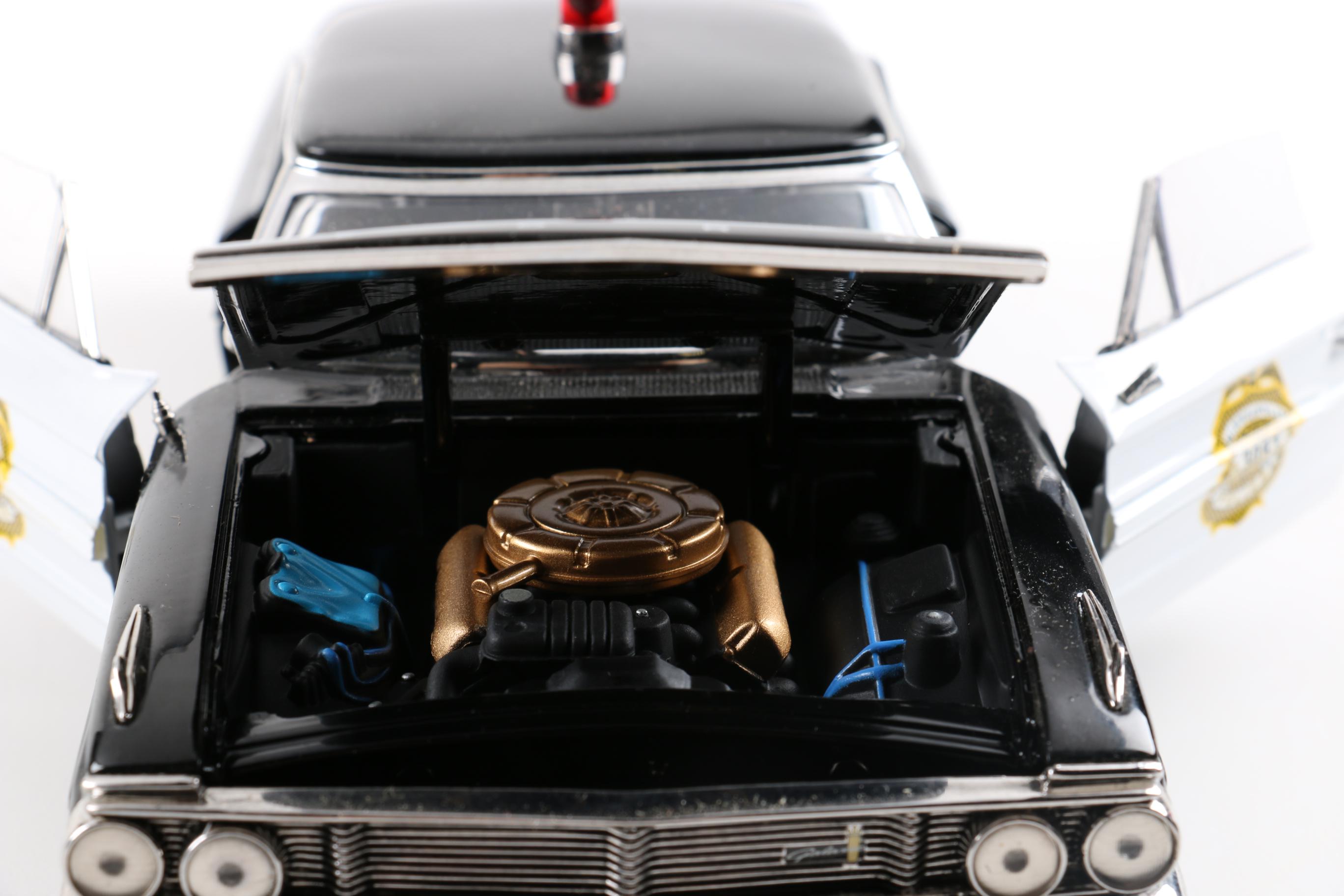 Three 1:18 Scale 1960s Police Cars