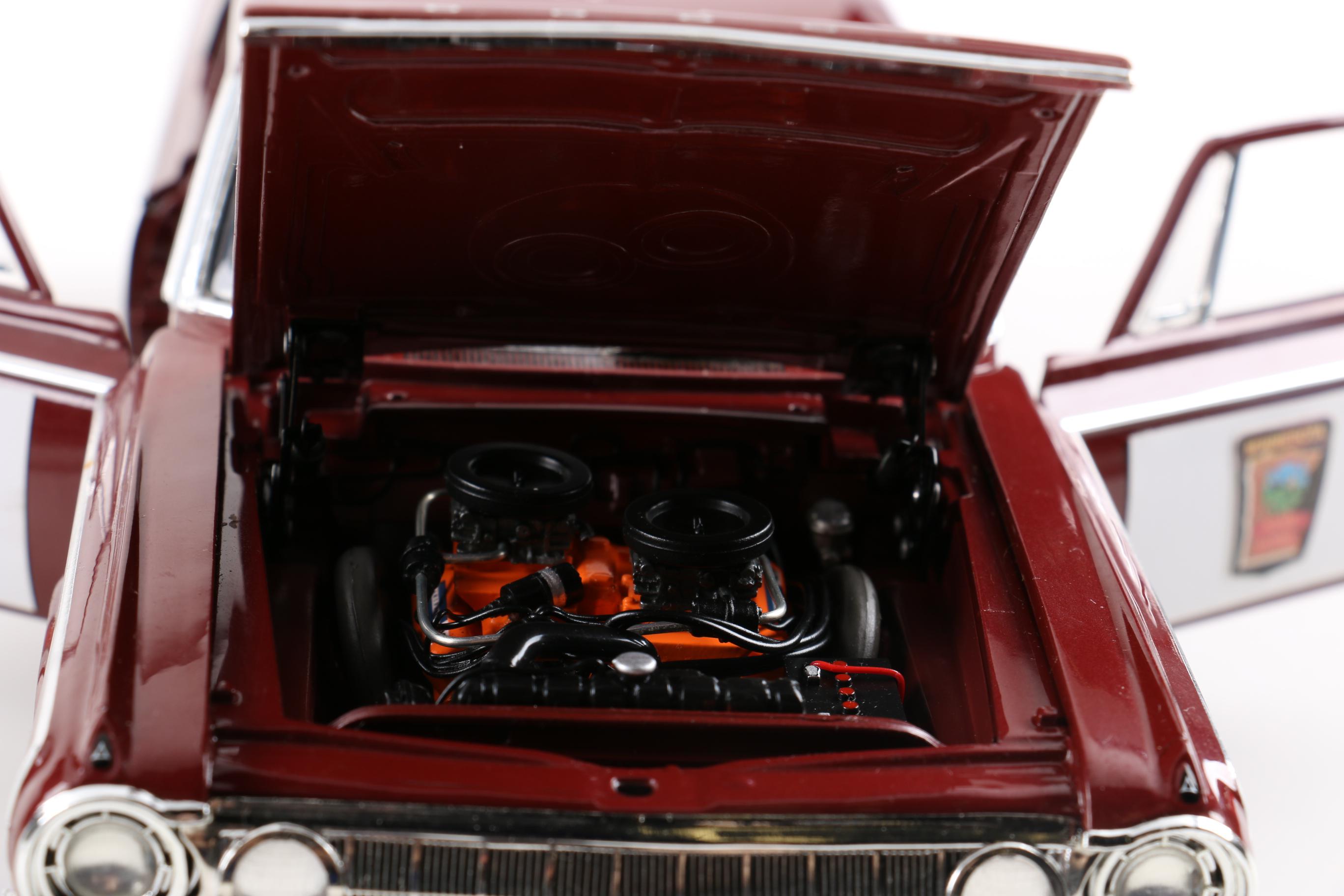 Three 1:18 Scale 1960s Police Cars