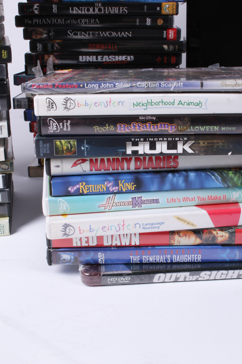 Disney and Over 150 Other DVDs With Element 19" LED HDTV