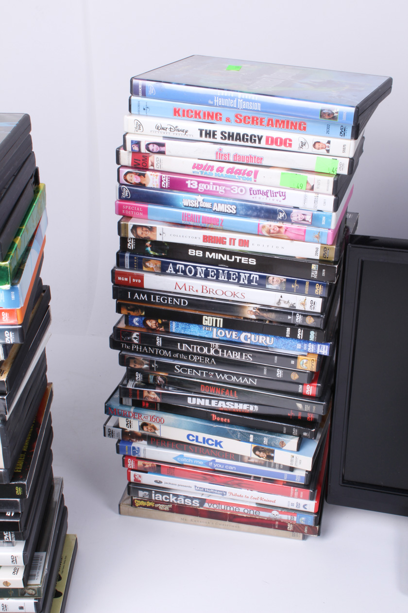 Disney and Over 150 Other DVDs With Element 19" LED HDTV