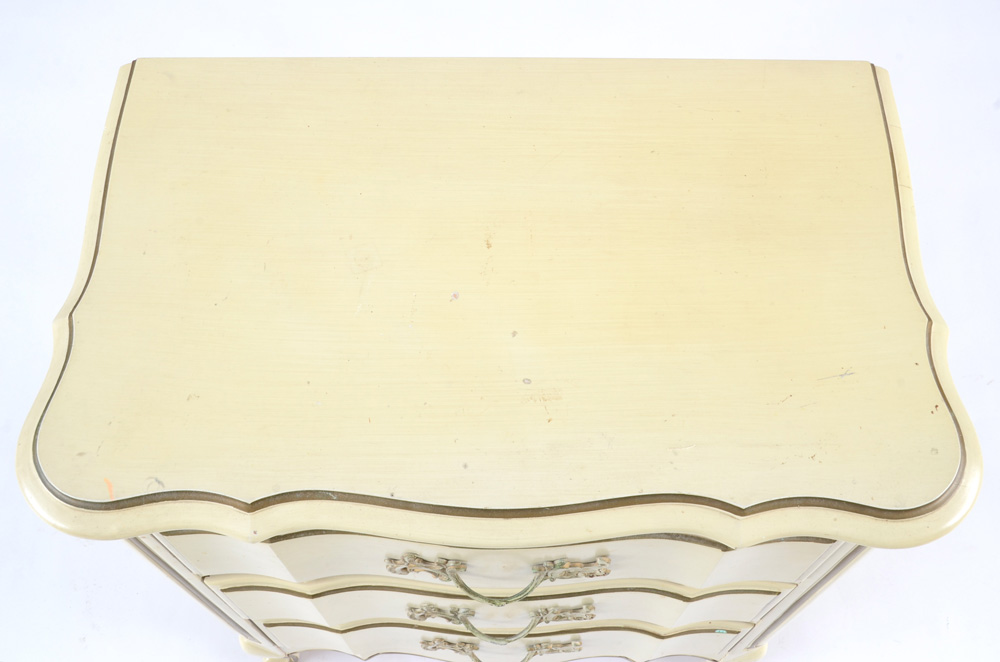 Painted French Provincial Night Stand