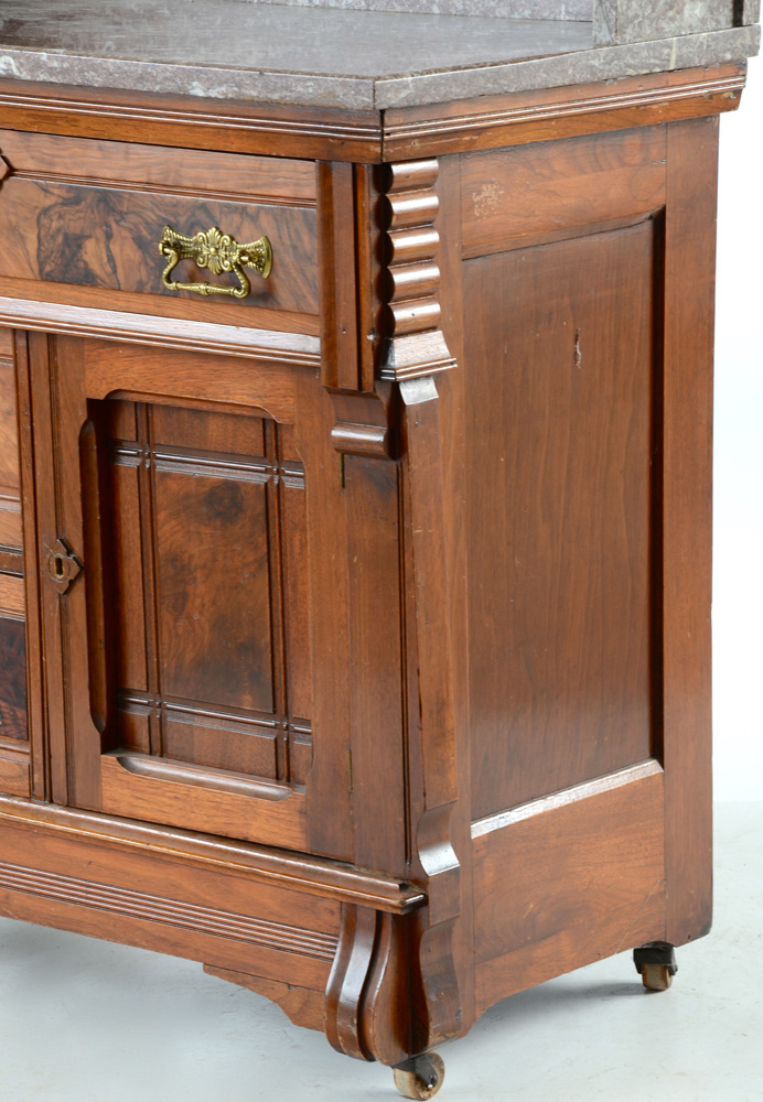 Antique Marble Top Wash Stand