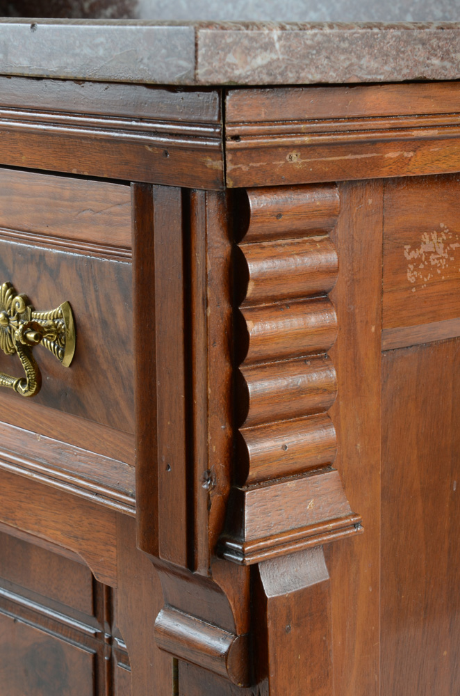 Antique Marble Top Wash Stand