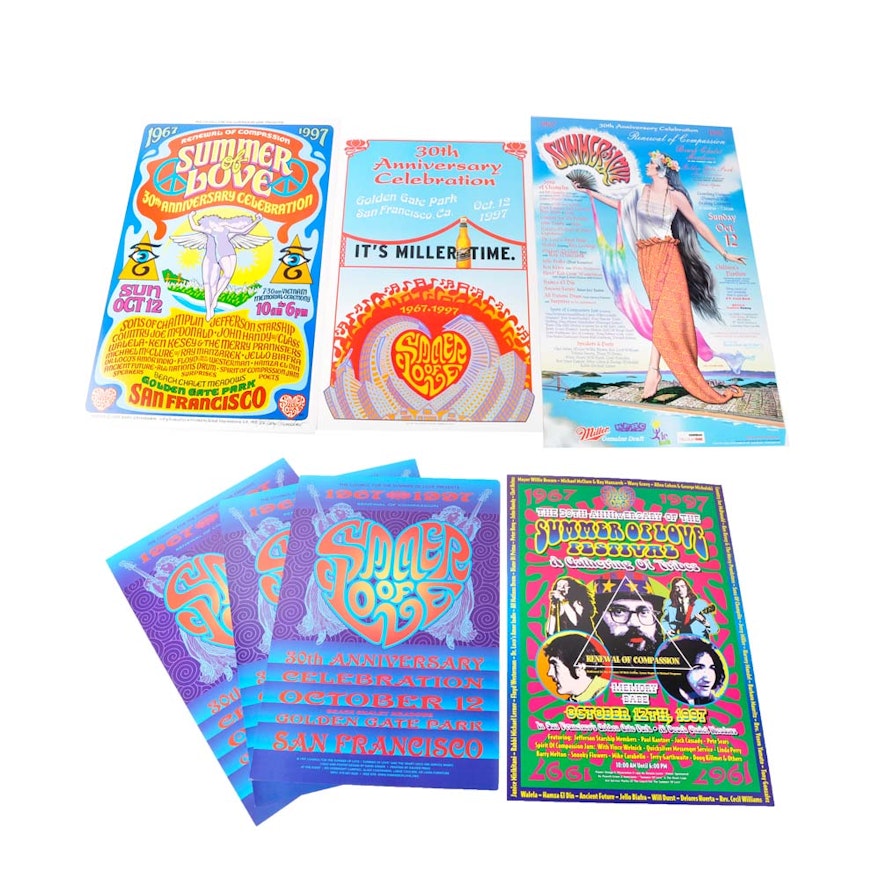 Summer of Love 30th Anniversary Posters