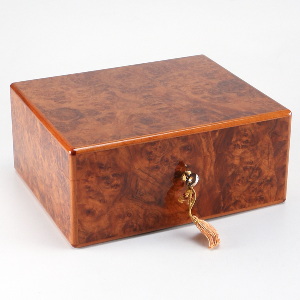 Burlwood Humidor By Nat Sherman