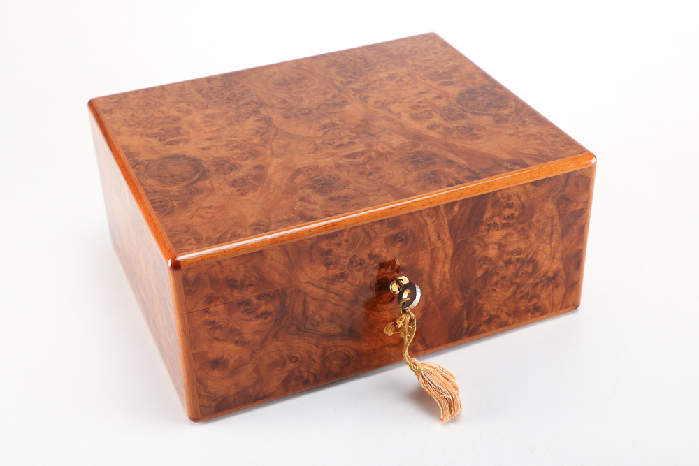 Burlwood Humidor By Nat Sherman