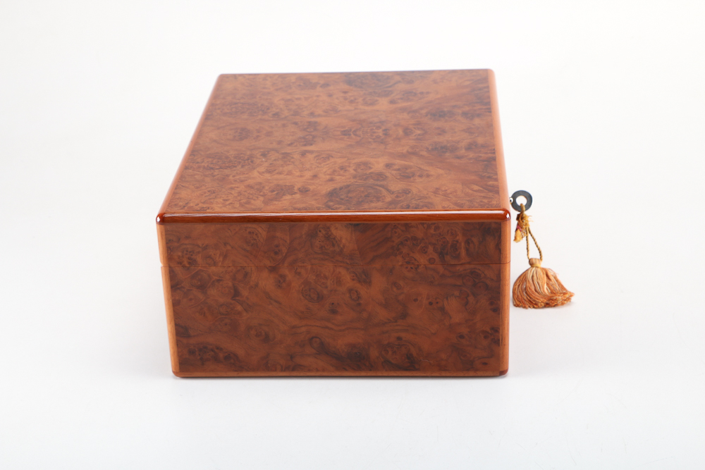 Burlwood Humidor By Nat Sherman