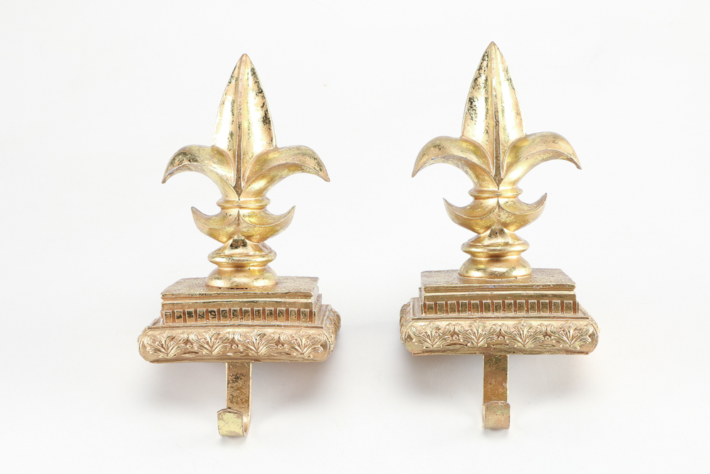 Fluer de lis Stocking Holders