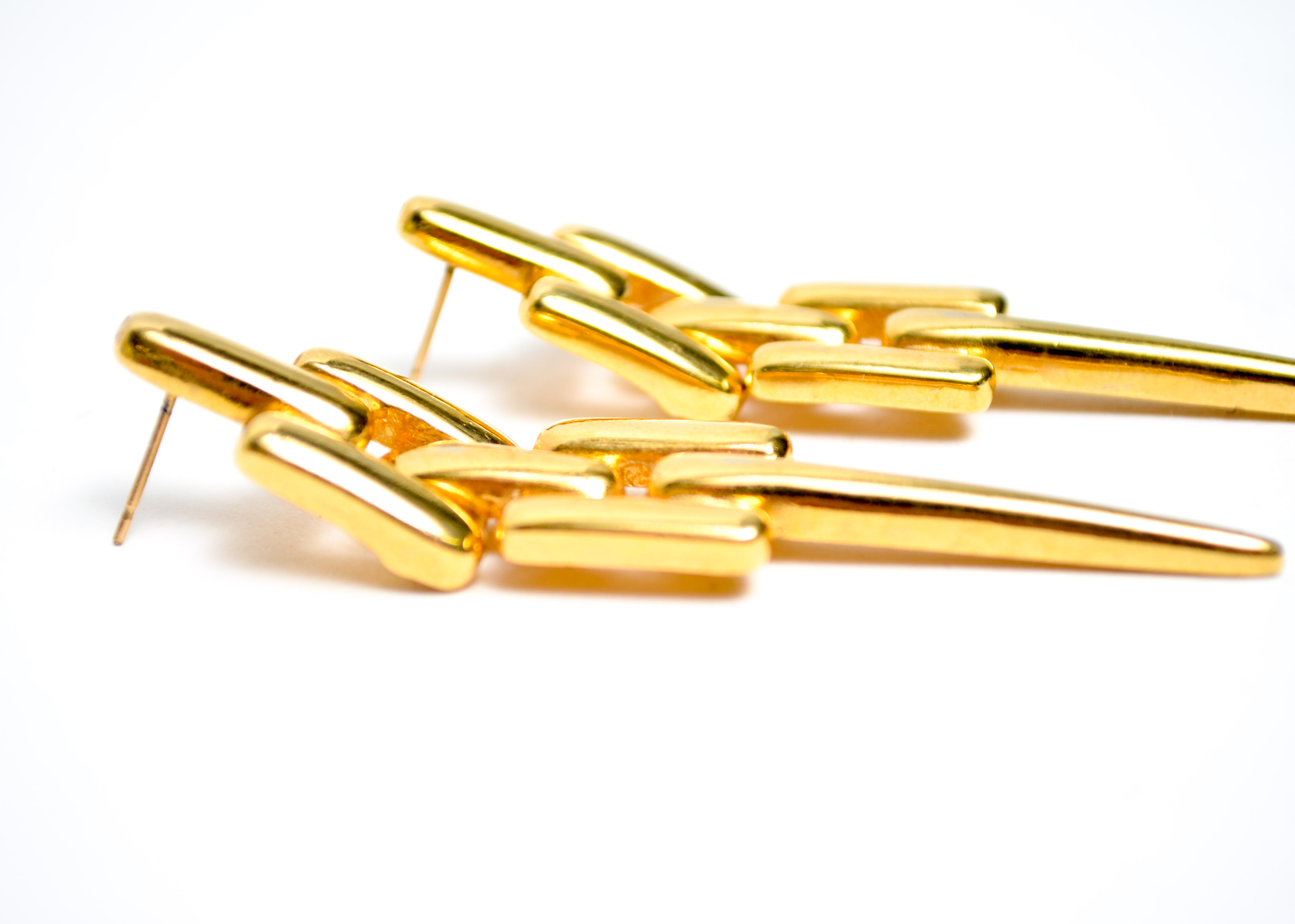 Assortment of Gold Tone Costume Jewelry