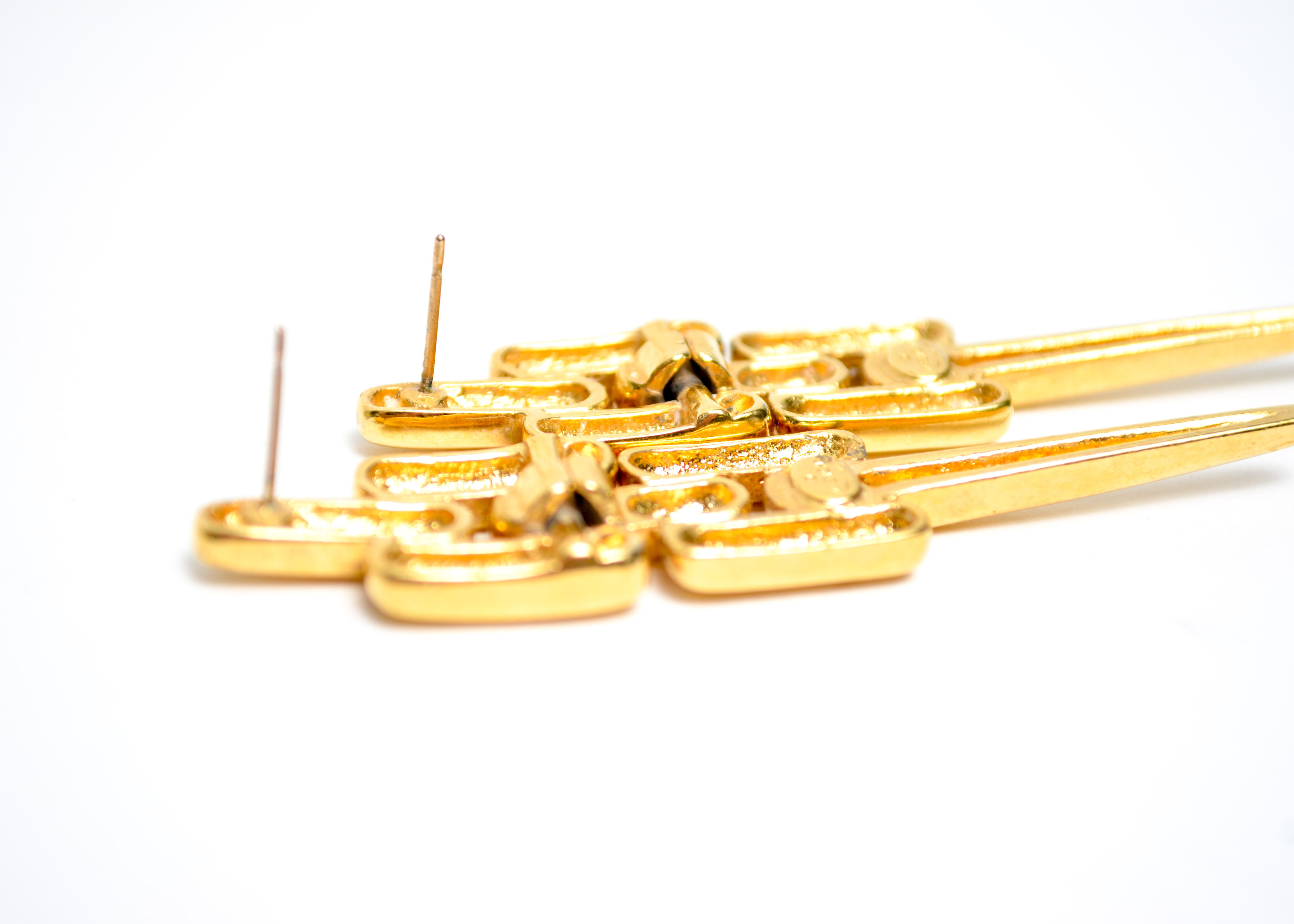 Assortment of Gold Tone Costume Jewelry