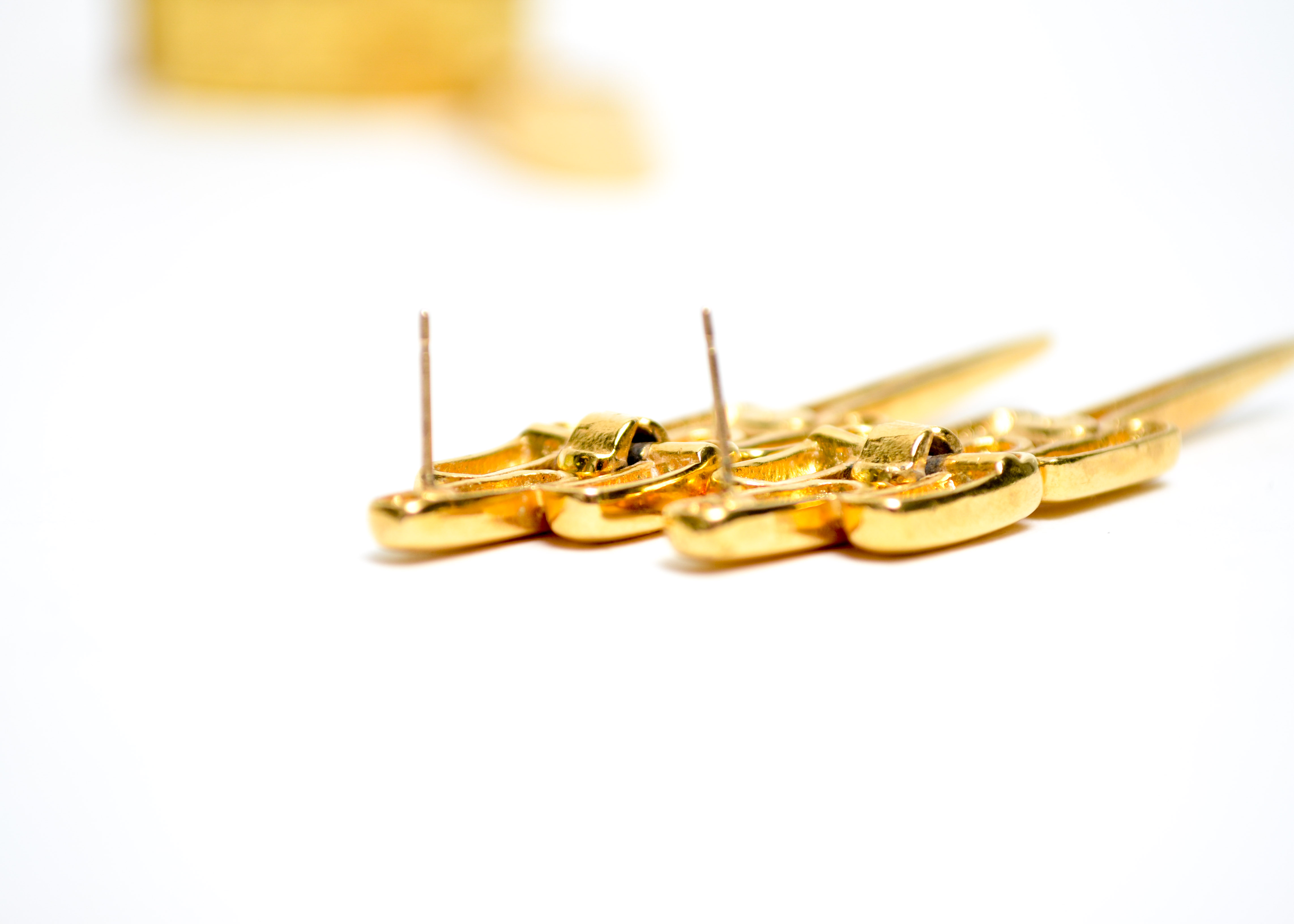 Assortment of Gold Tone Costume Jewelry